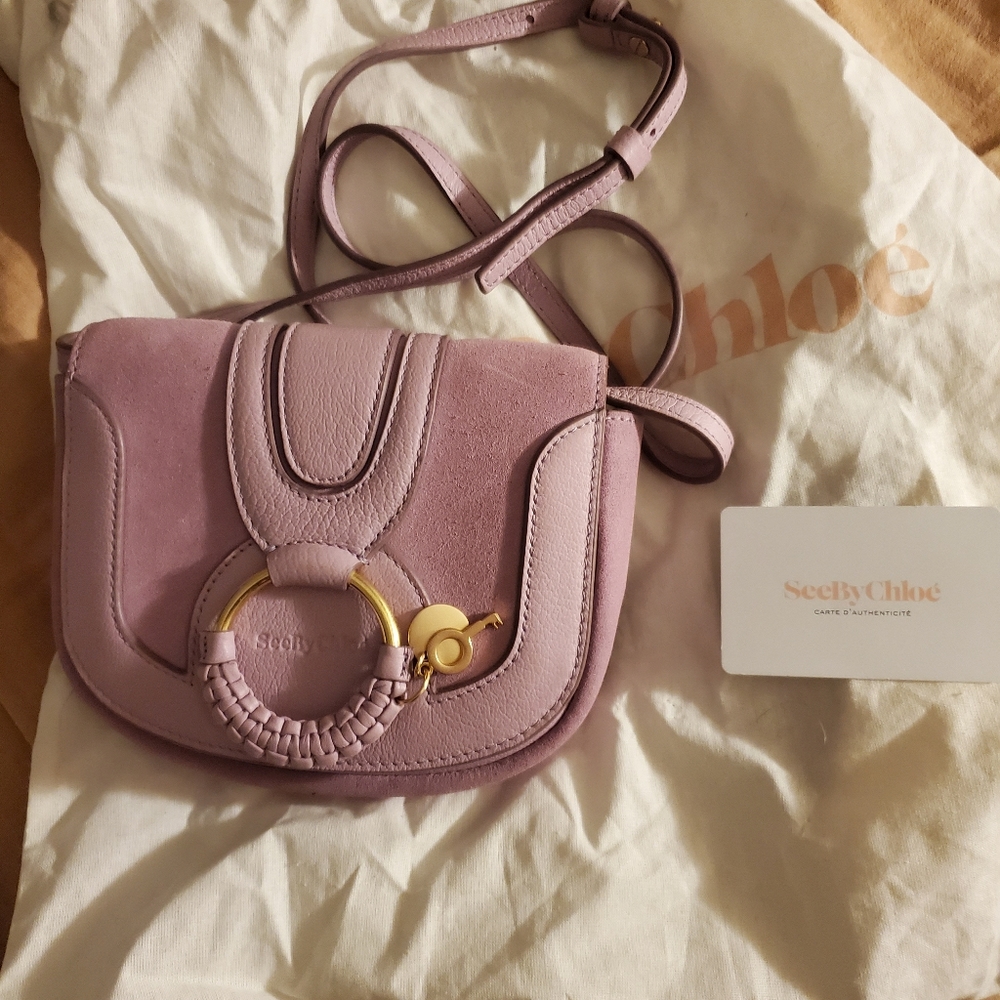 SEE by Chloe lavender purse mini Hannah bag